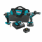 Makita XT297T 18V LXT Brushless 2-Piece Cordless Hammer Drill and Impact Driver Combo Kit